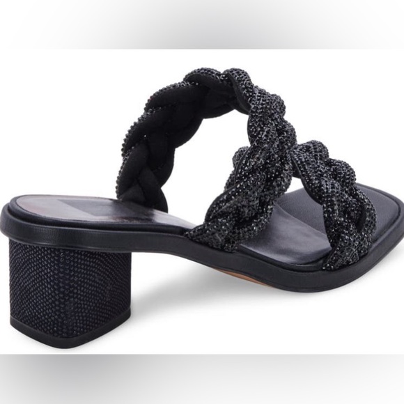 NIB DOLCE VITA RONIN RHINESTONE SLIDE SANDAL - Picture 7 of 7